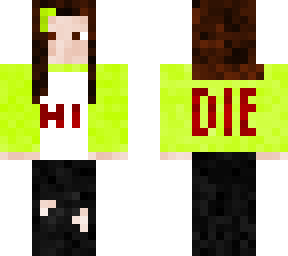 minecraft video skin