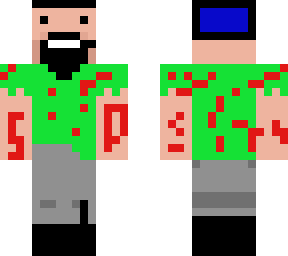 notch is hurt and blue haired