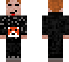 old man with fox t-shirt
