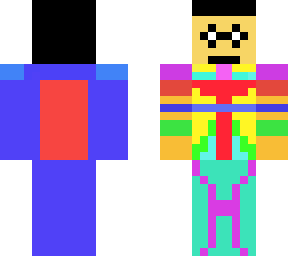 rainbow  nerd skin