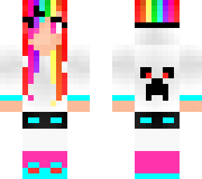 rainbow creeper girl
