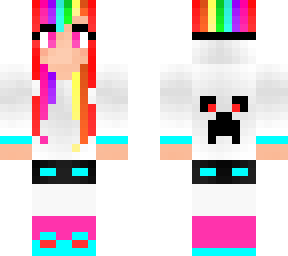 rainbow creeper girl