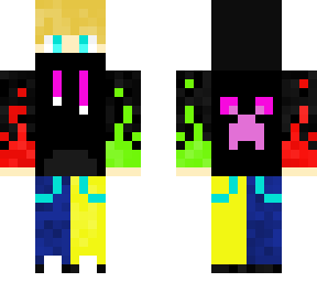 rainbow gamer boy