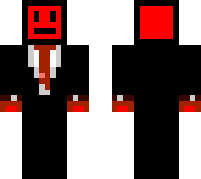 red cube head