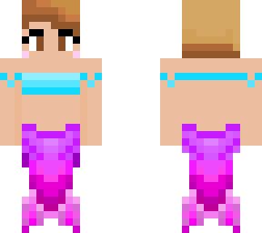 short haired mermaid