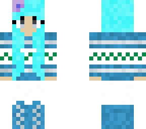 snowy winter girl
