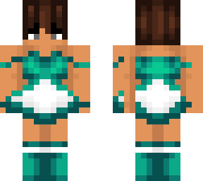 teal maid skin