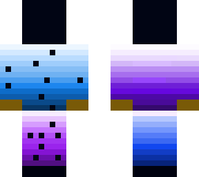 to blue and back to purple