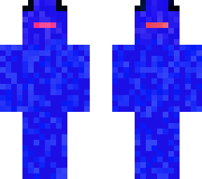 4 face blue guy