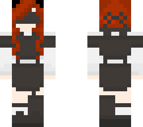blindfold devil girl