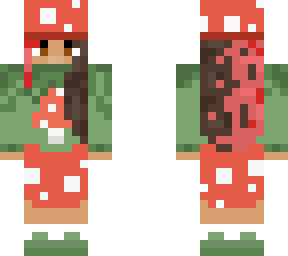 cute mushroom girl