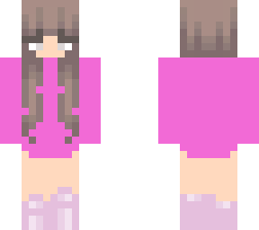 cute pink jacket girl!
