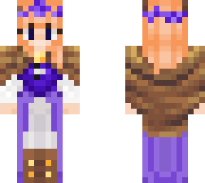 deer girl but purple