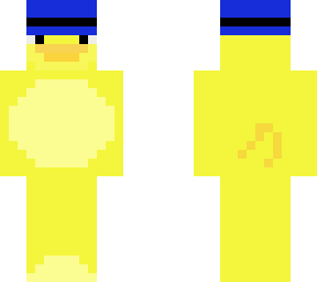 duck with blue hat