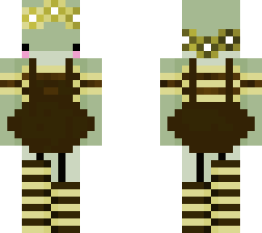 frog in bee dress