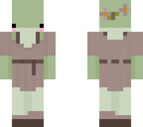 frog in brown dress (reupload)