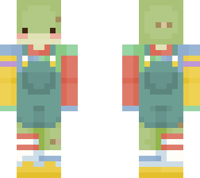 frog in overalls