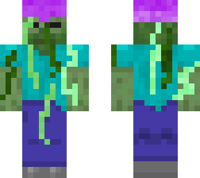 jungle zombie with amethyst cap