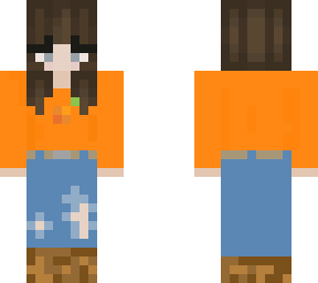 mango sweater girl orange