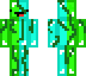 mossy diamond and emerald skeppy