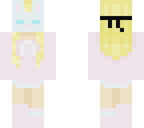 pastel bunny girl