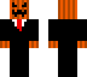 pumpkin in a suit man