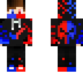 red and blue justin