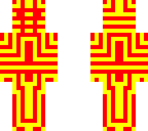 red and yelow skin