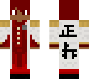 red haired boy and white and red clothes (request) (v2)