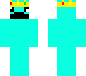 teal guy w crown