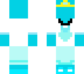 the king blue figure