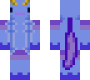 a blue axolotl