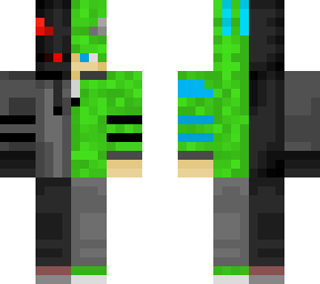 black and green demon