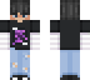 black haired aesthetic boy