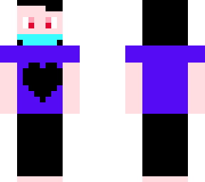 black heart gamer boy