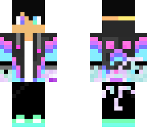 blue and purple gamer