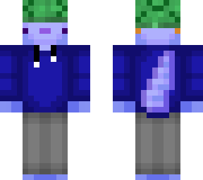 blue axalotl hoodie shell