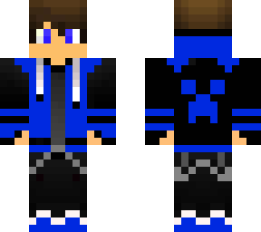 blue gamer boy