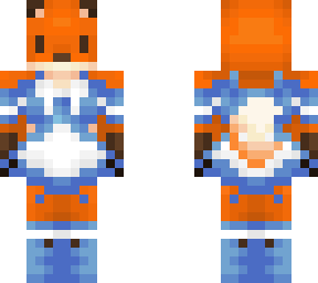 fox maid: blue