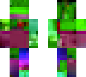 glitched image skin