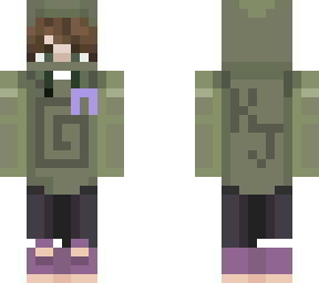 green-eyed frog hoodie boy