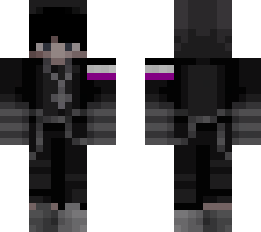 grunge style boy with a***ual flag