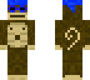 monkey with blue sunglas