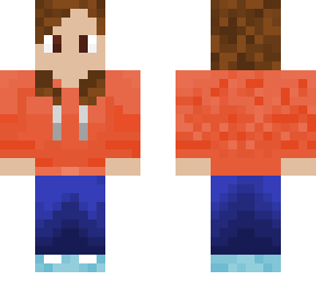 orange hoodie (female)