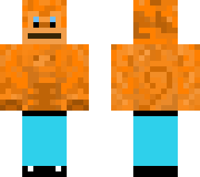 orange monkey with pants