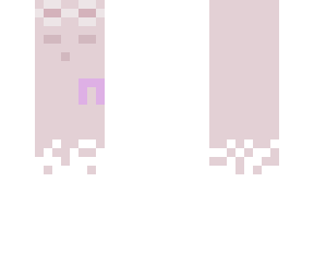 pale pink ghost thing + techno support ribbon