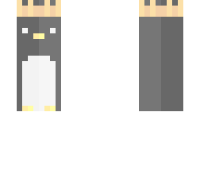 penguin w crown (gray)