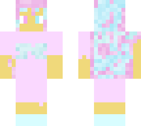 pink and blue girl