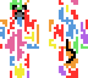 rainbow creeper with tail
