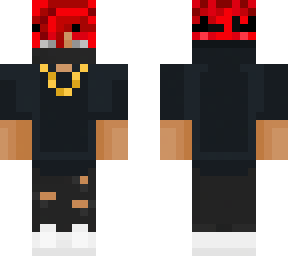 red hair bandana drip
